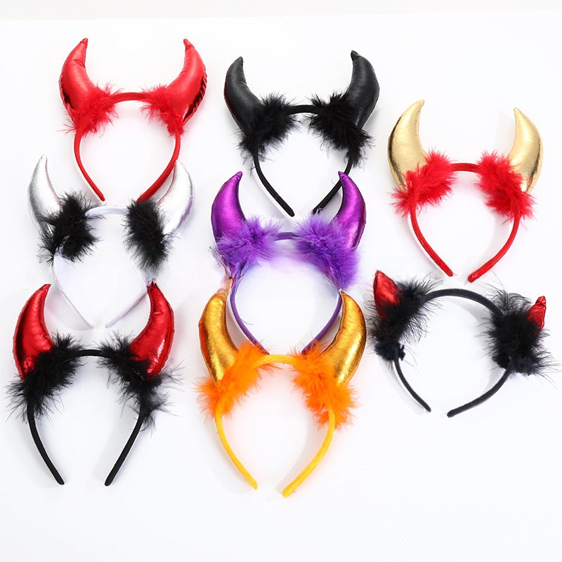Halloween Decoration Devil Horn Headband