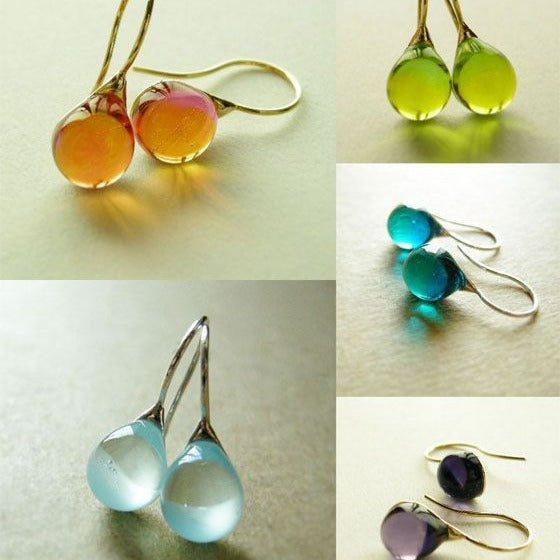 Cat's Eye Stone Earrings