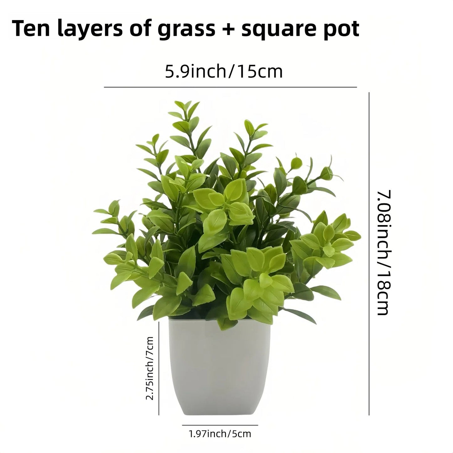 Simulation of small potted plants