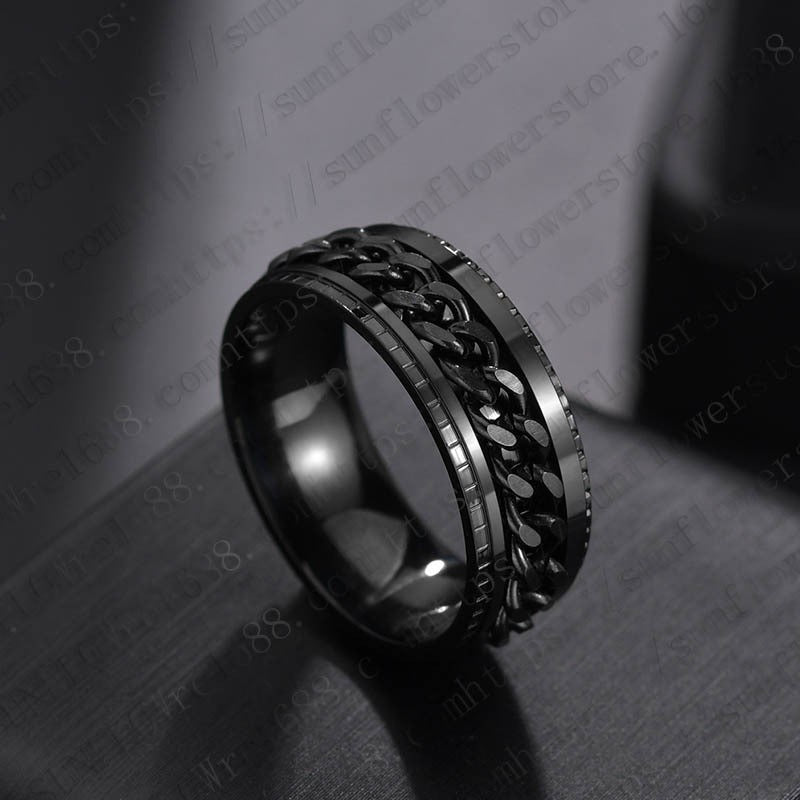 Titanium steel ring