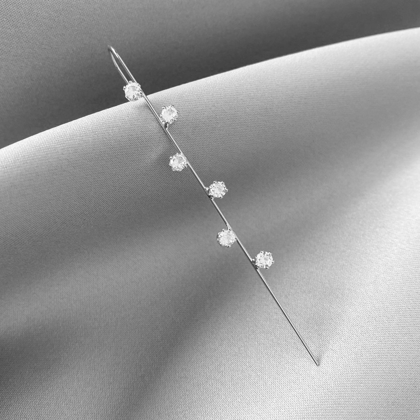 Sparkling rhinestone earrings