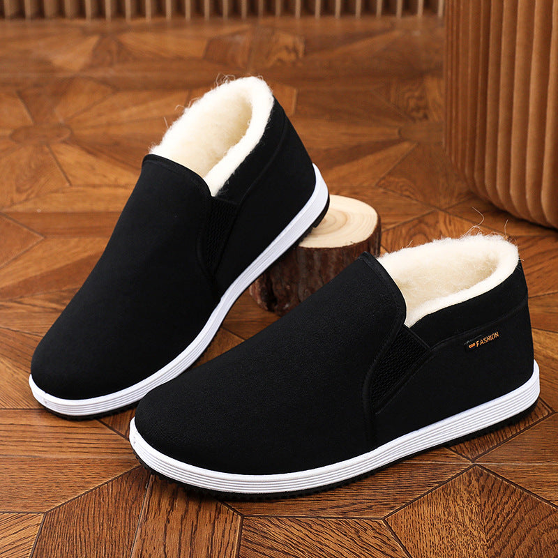 Men's Winter High-Top Fleece Lined Shoes