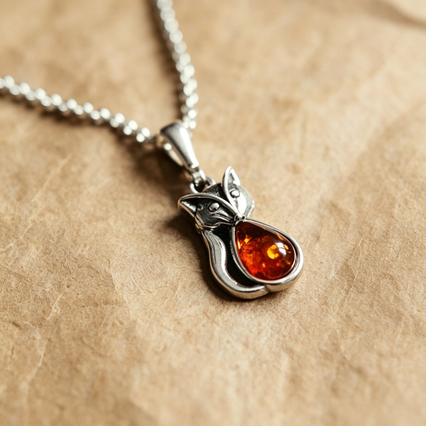 Fox-shaped earrings for women
