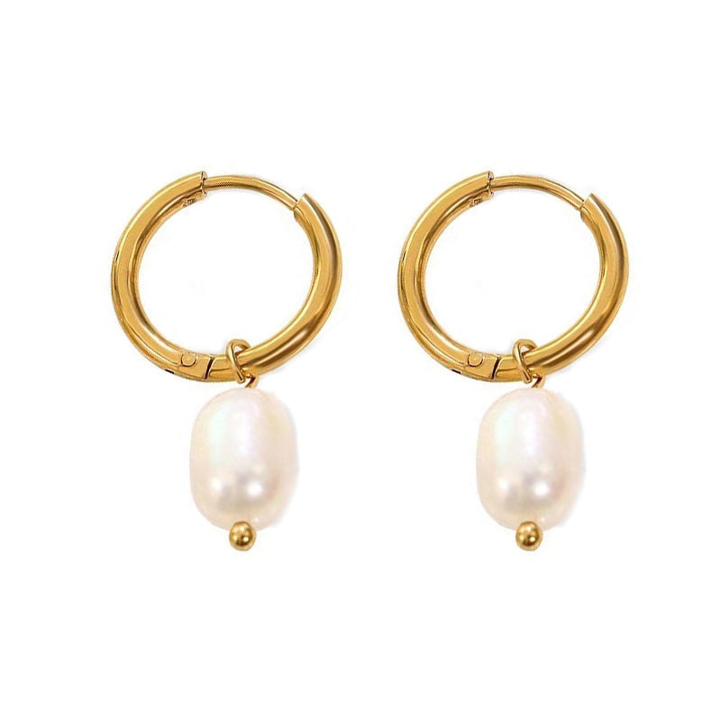 pearl earrings
