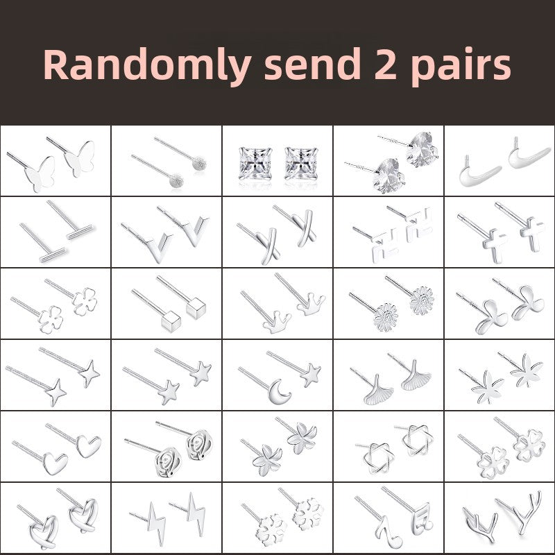 Sterling Silver Earrings for Women, Hypoallergenic Studs and Ear Sticks