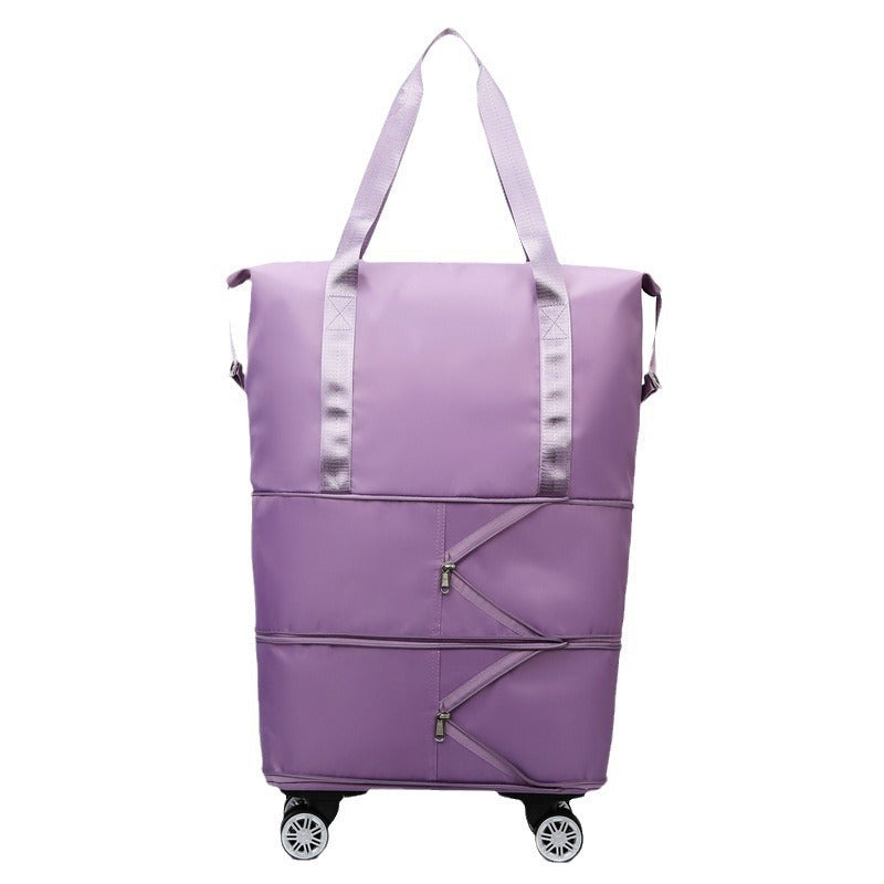 Expandable Waterproof Travel Luggage Bag with Wheels