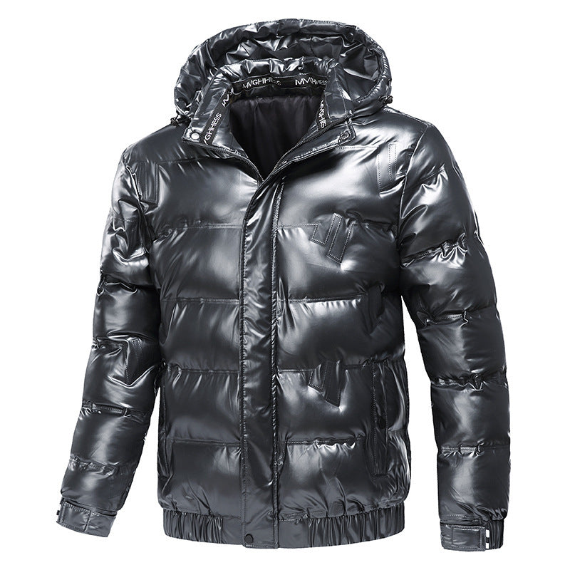 Men's Hooded Cotton-Padded Jacket Street Fashion Coat