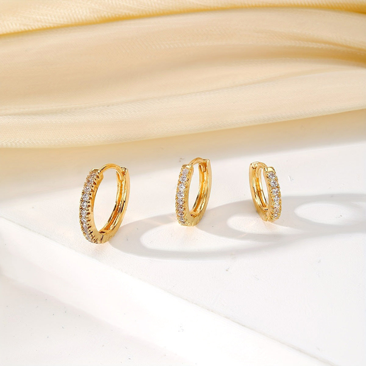 diamond earrings set