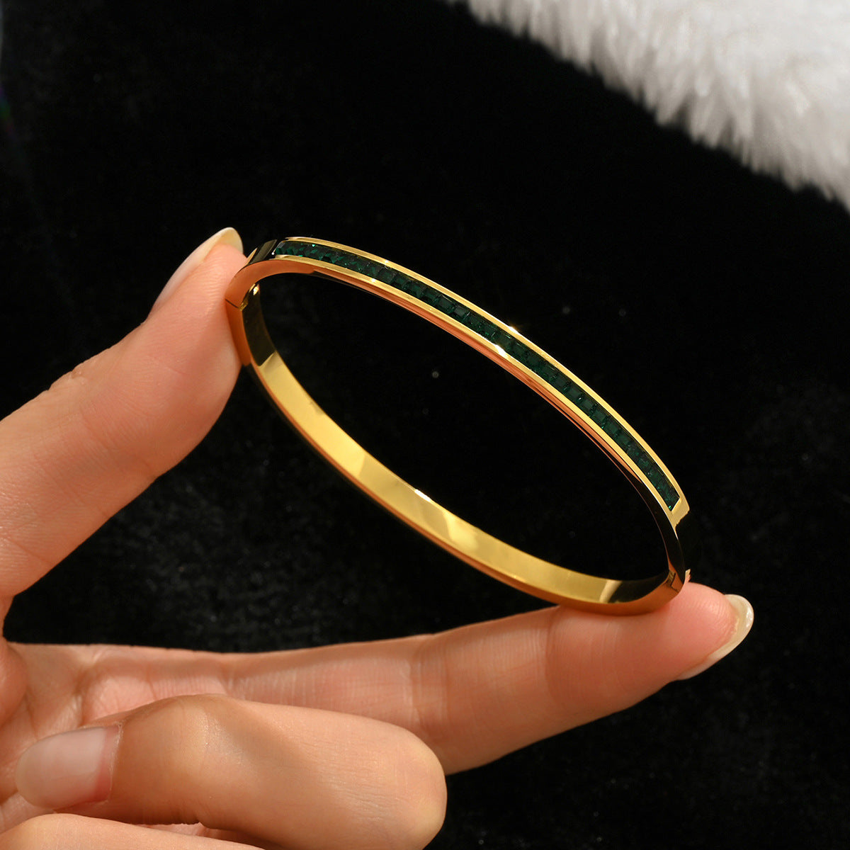 Fashion Stainless Steel Gold and Silver Bangles