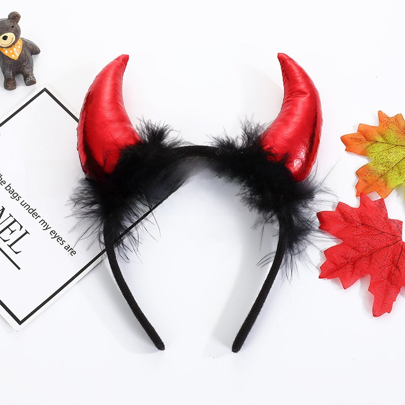Halloween Decoration Devil Horn Headband