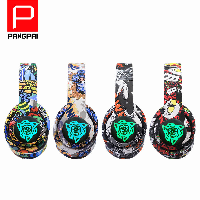 P35 Graffiti LED Bluetooth Headset with Long Battery Life