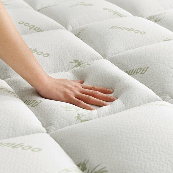 Quilted Bamboo Fiber Fitted Mattress Protector Sheet