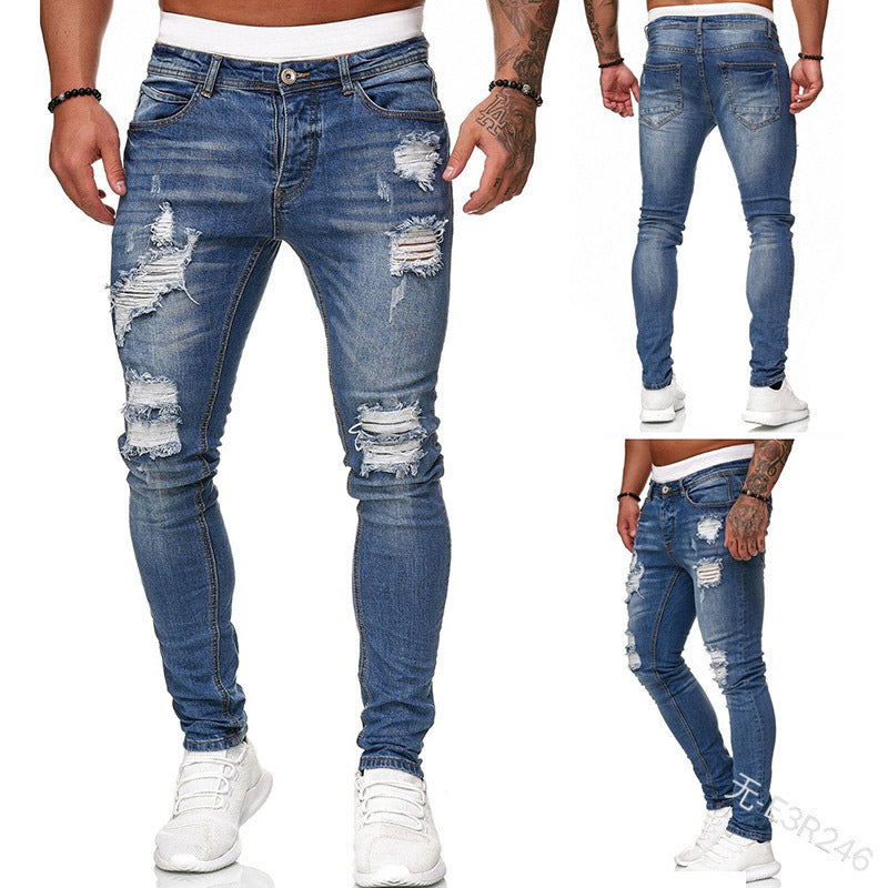 New Trendy Ripped Skinny Fit Jeans