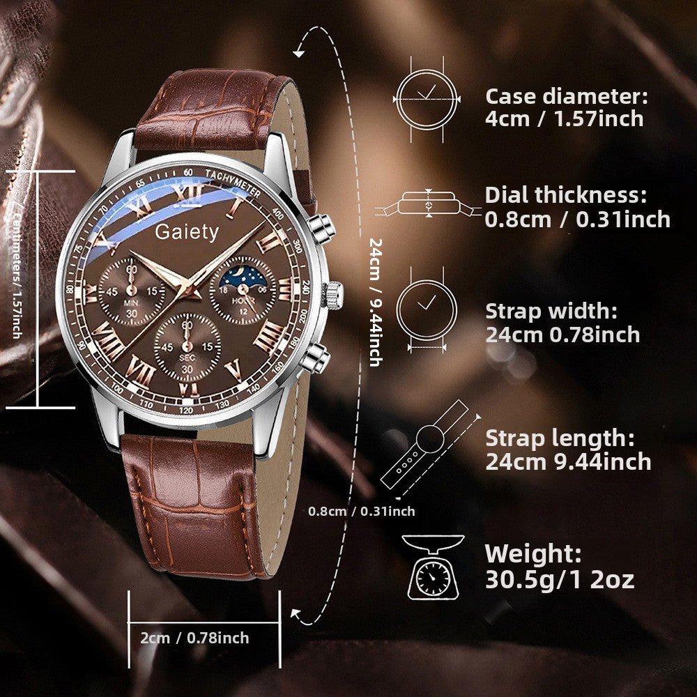 Fashion Quartz Watch for Men with Multiple Functions