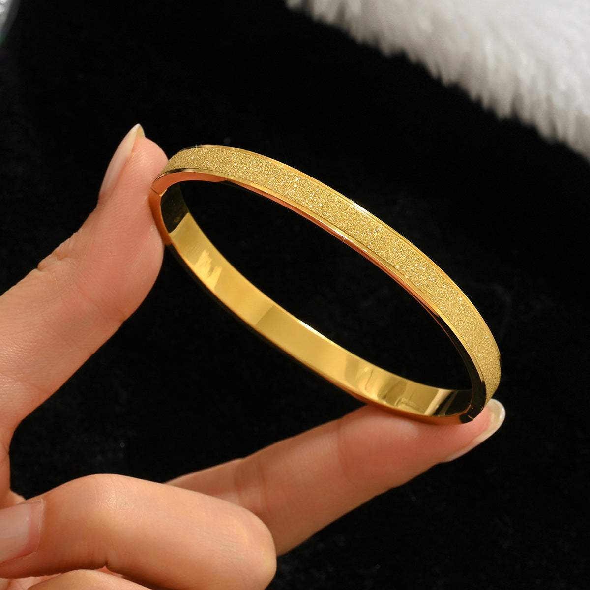 Fashion Stainless Steel Gold and Silver Bangles