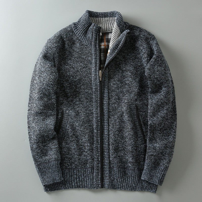 Men's versatile sweater jacket