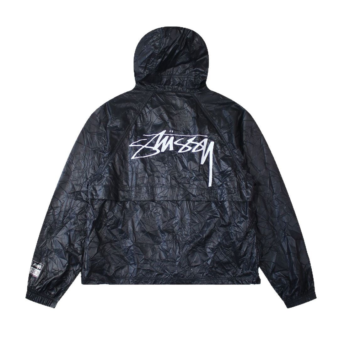 Vintage Pleated Hooded Sun Protection Jacket