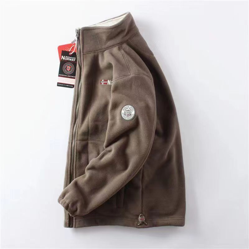 Men's Thickened Double-Sided Polar Fleece Jacket