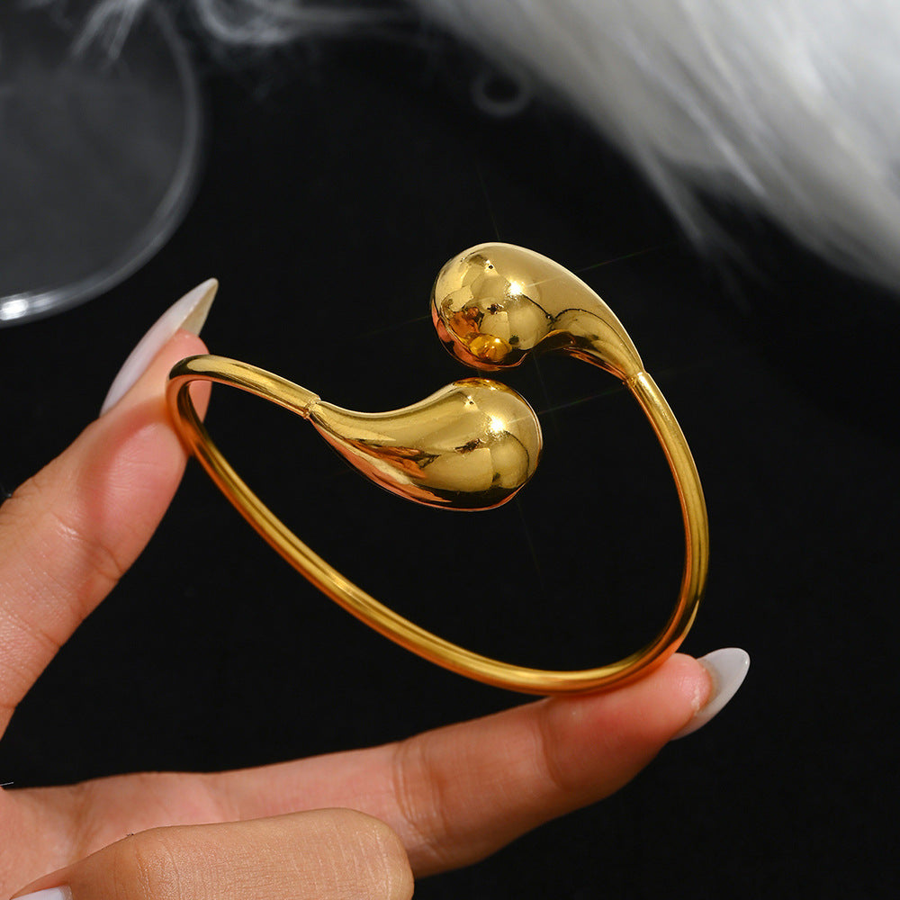 Fashion Stainless Steel Gold and Silver Bangles