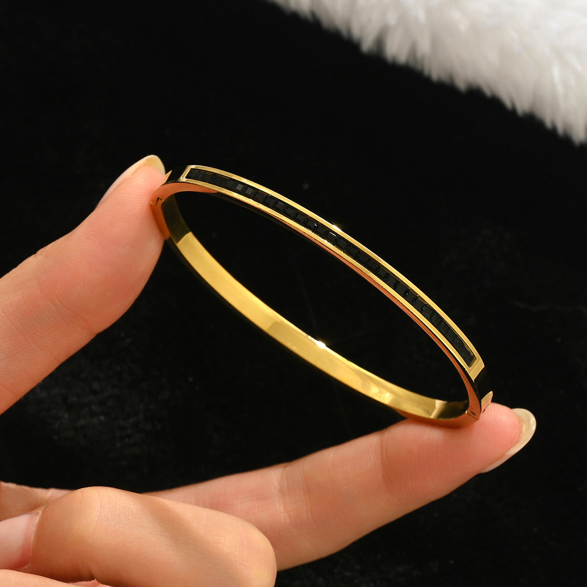 Fashion Stainless Steel Gold and Silver Bangles