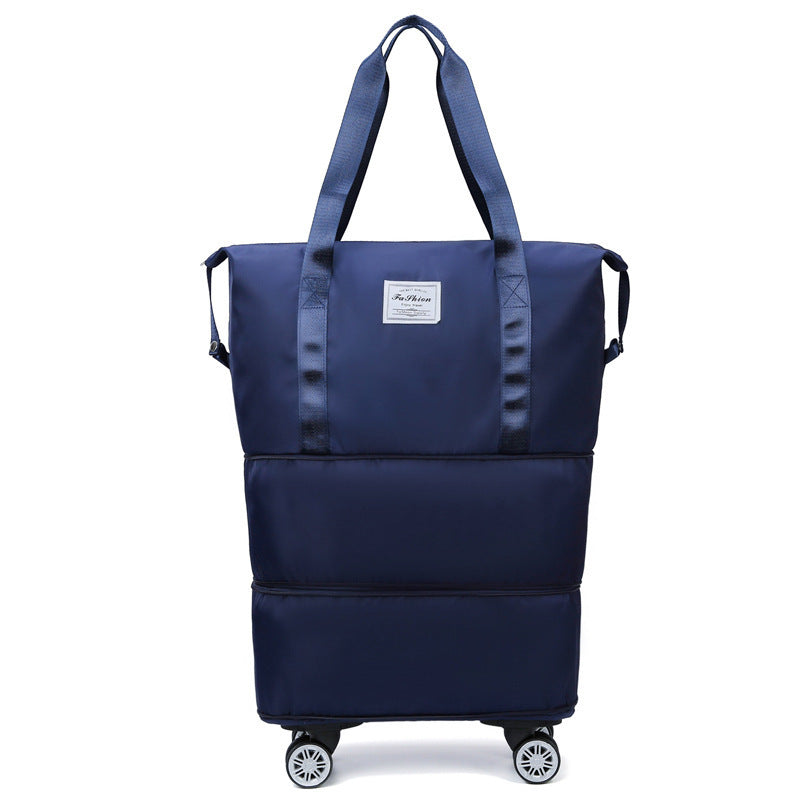 Expandable Waterproof Travel Luggage Bag with Wheels