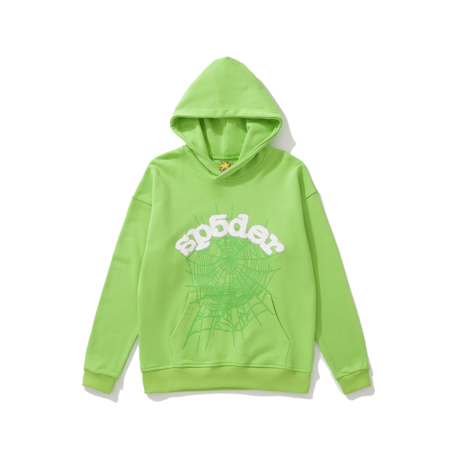 Loose fleece-lined hooded sweatshirt