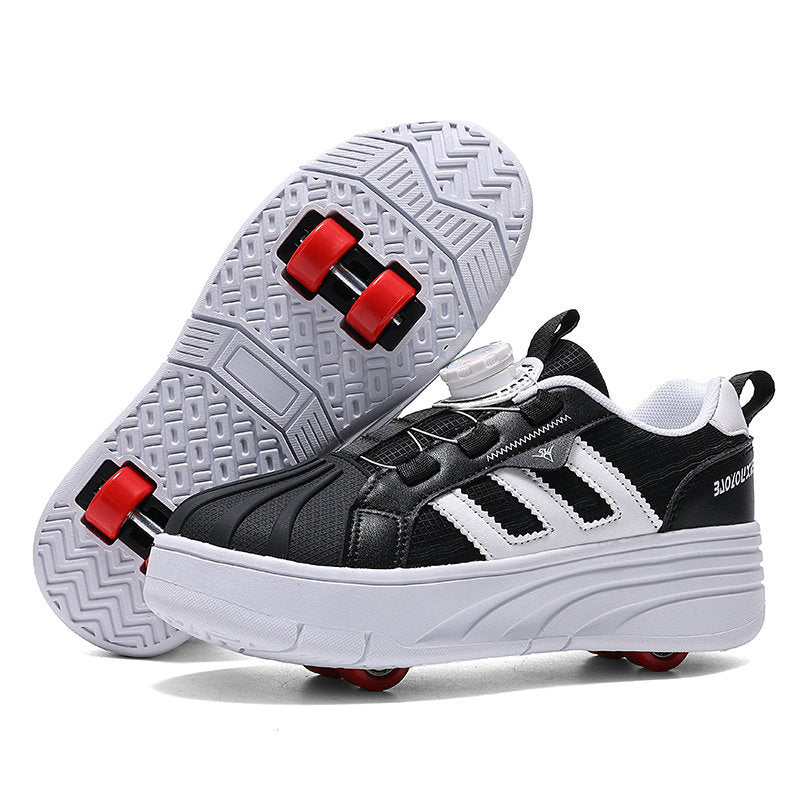 LED Flash Rolling Shoes