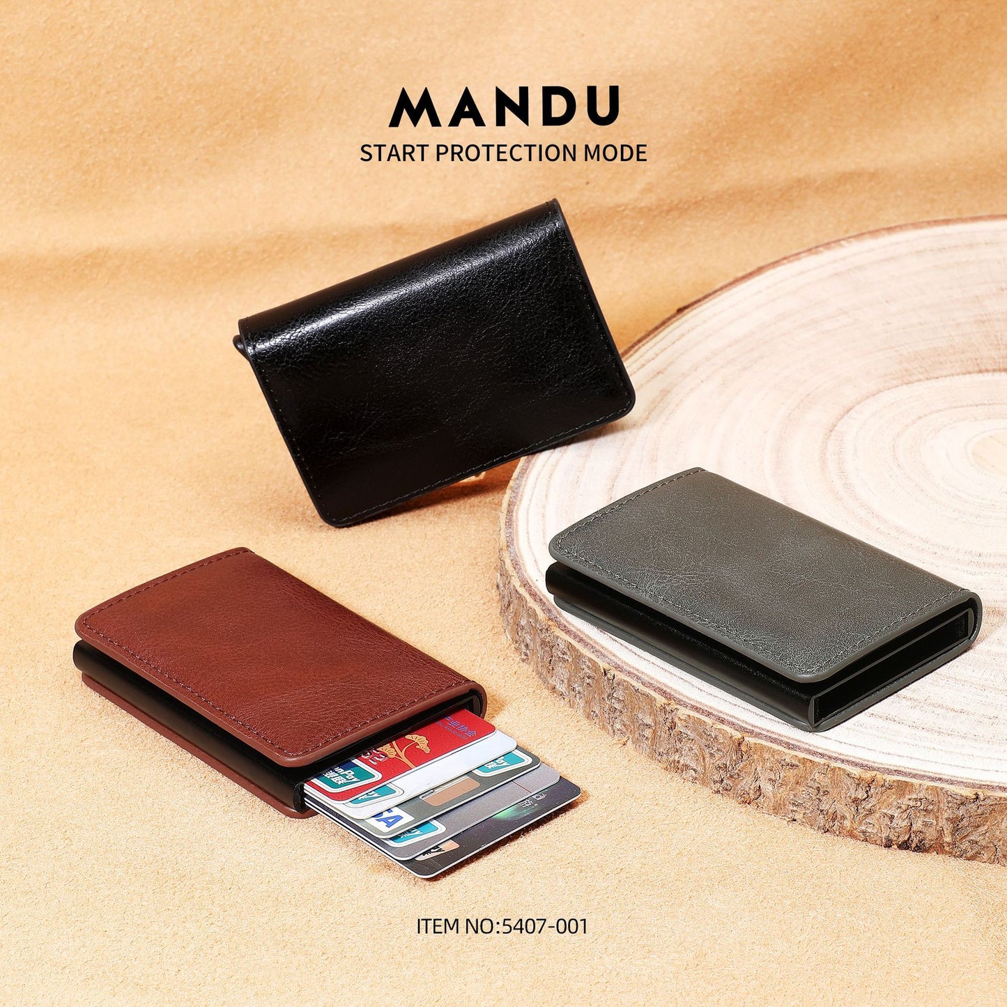 Large Capacity ID Bag Card Set for Men