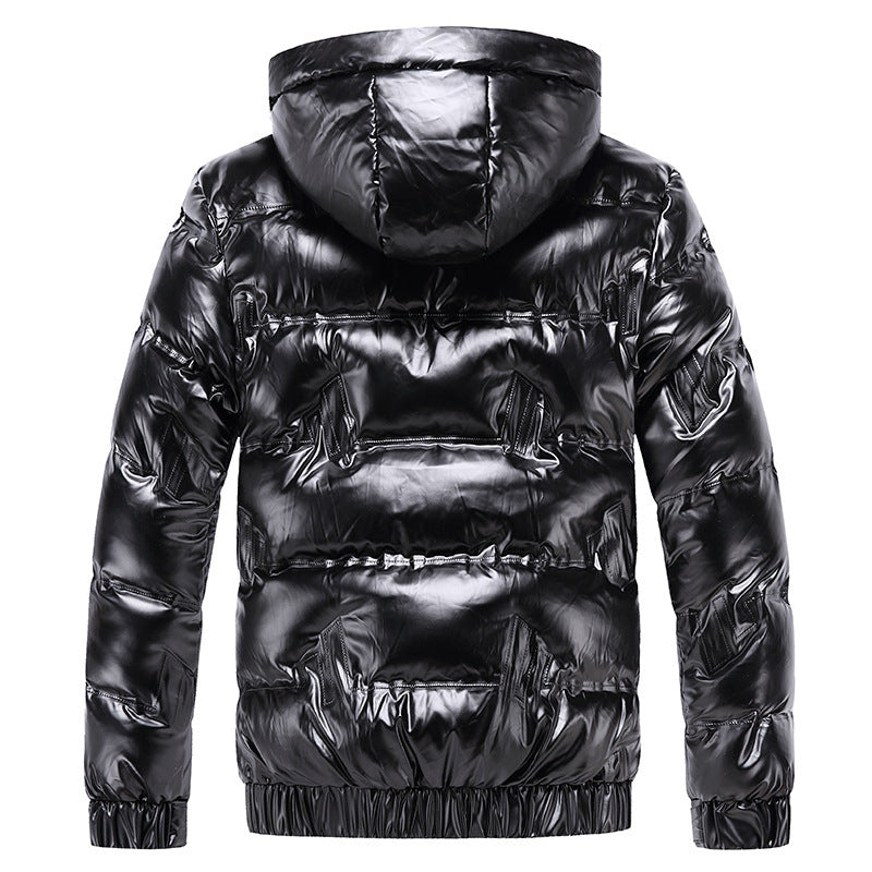 Men's Hooded Cotton-Padded Jacket Street Fashion Coat