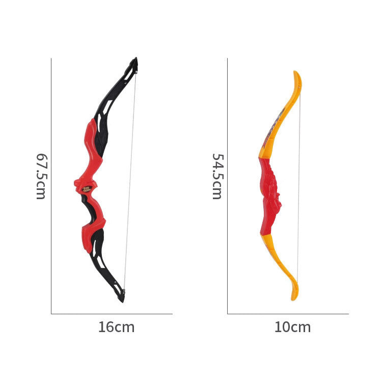 Children's Plastic Bow and Arrow Toy Set with Target