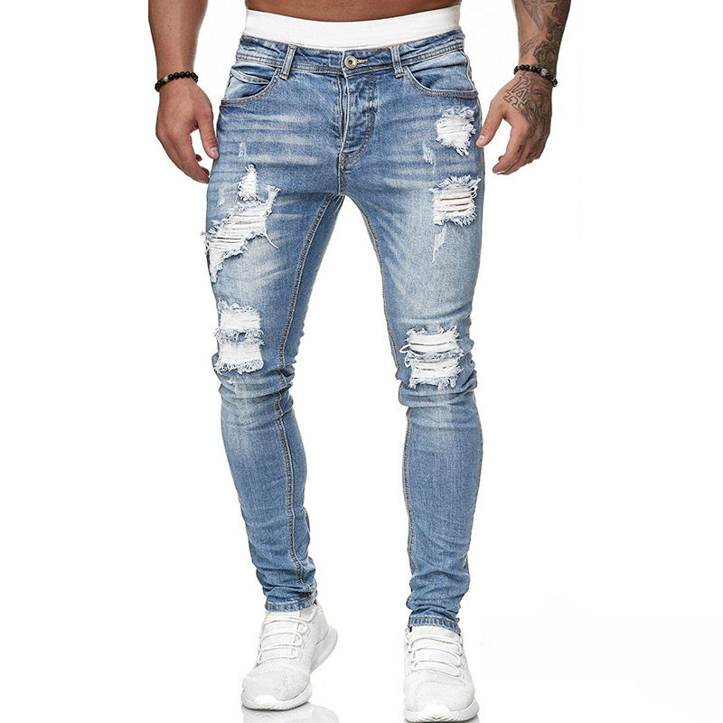 New Trendy Ripped Skinny Fit Jeans